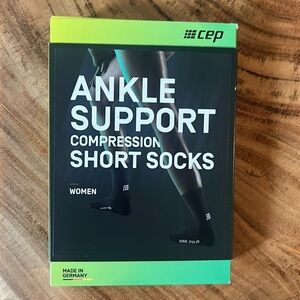 CEP ortho ankle support short socks size 2